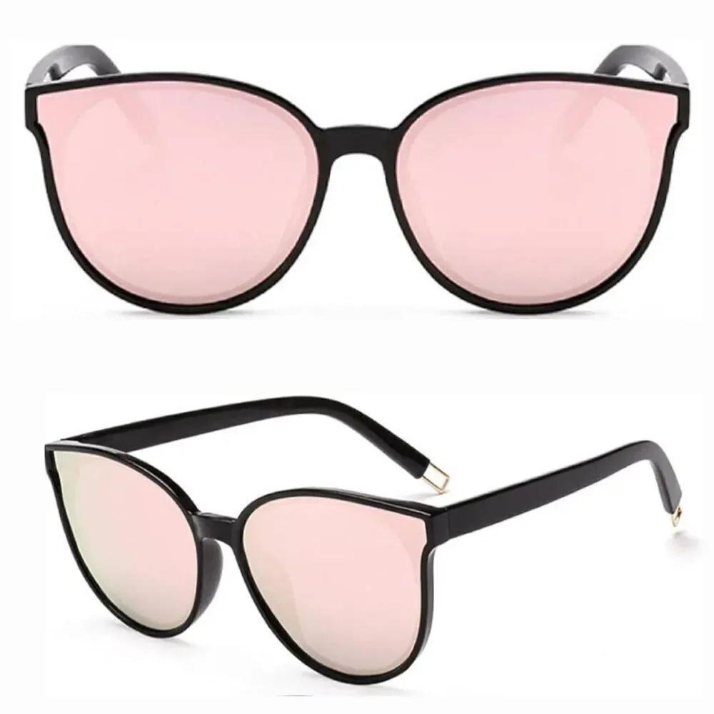 🔹️NIB Unisex Black & Pink Polarized Cateye Sunglasses
